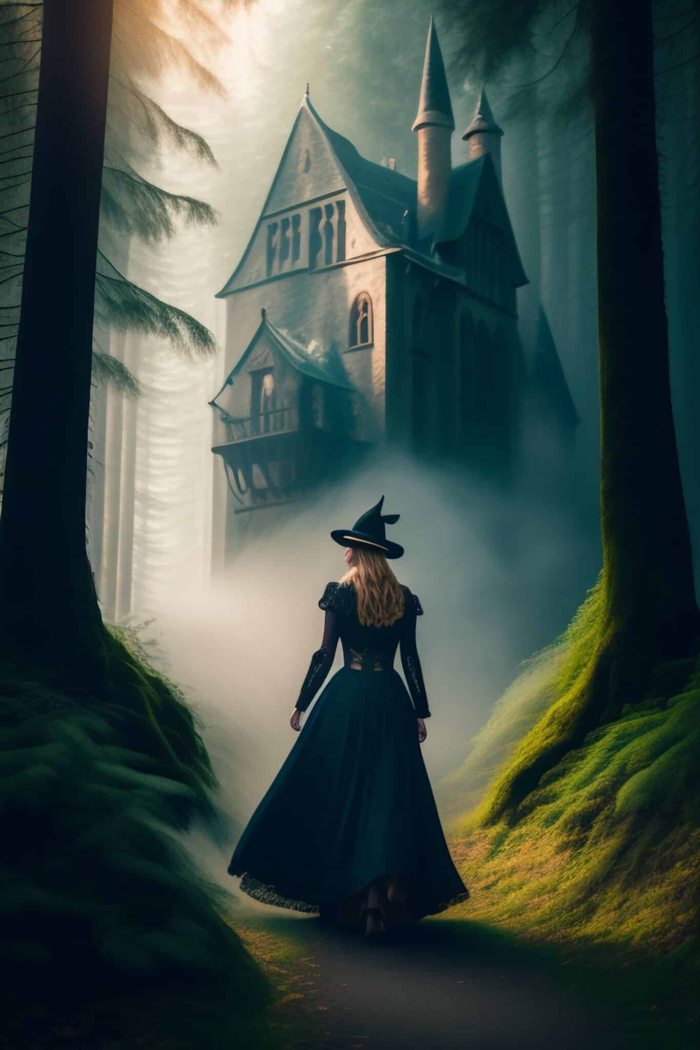 Une sorcière, un chapeau magique, une envie de plaire et d'être validée. Histoires magiques.