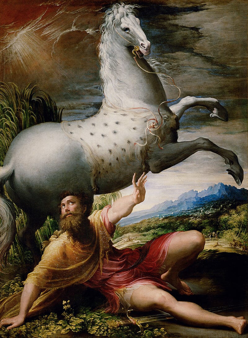Parmesan, Conversion de Saint Paul, peinture, Italie, briser les règles, histoire de l'art.