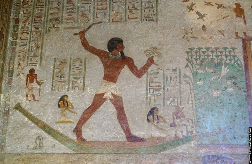 Tombeau Chnemhotep, art sacré égyptien, ancienne Égypte, pharaons, mystères, magie, peinture.